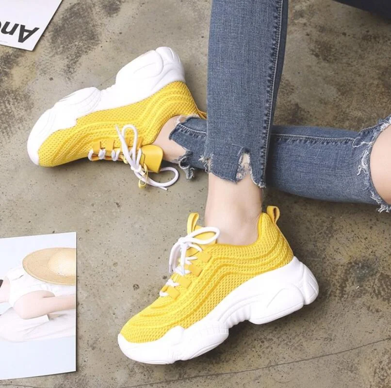 LZJ 2019 Spring Fashion Women Casual Shoes Mesh Platform Breathable Women Sneakers Ladies White Trainers Chaussure Femme T568
LZJ 2019 Spring Fashion Women Casual Shoes Mesh Platform Breathable Women Sneakers Ladies White Trainers Chaussure Femme T568