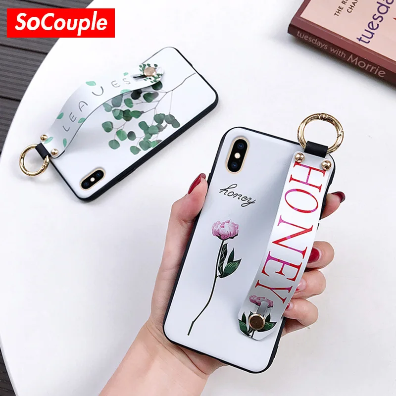 SoCouple Phone Holder Case For iphone 7 Case For iphone 11 Pro Max X Xs max XR 6 6s 7 8 plus Leaf Wrist Strap Soft TPU Cover
SoCouple Phone Holder Case For iphone 7 Case For iphone 11 Pro Max X Xs max XR 6 6s 7 8 plus Leaf Wrist Strap Soft TPU Cover