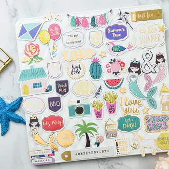 70pcs Hello Mermaid Cardstock Die Cut Stickers for Scrapbooking Happy Planner/Card Making/Journaling Project
70pcs Hello Mermaid Cardstock Die Cut Stickers for Scrapbooking Happy Planner/Card Making/Journaling Project
