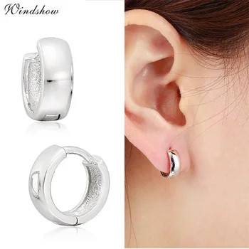 925 Sterling Sliver Loop Circles Wide Small Huggies Hoop Earrings For Women Girls Men Jewelry Anti-Allergic Aros Aretes Ohrringe
925 Sterling Sliver Loop Circles Wide Small Huggies Hoop Earrings For Women Girls Men Jewelry Anti-Allergic Aros Aretes Ohrringe