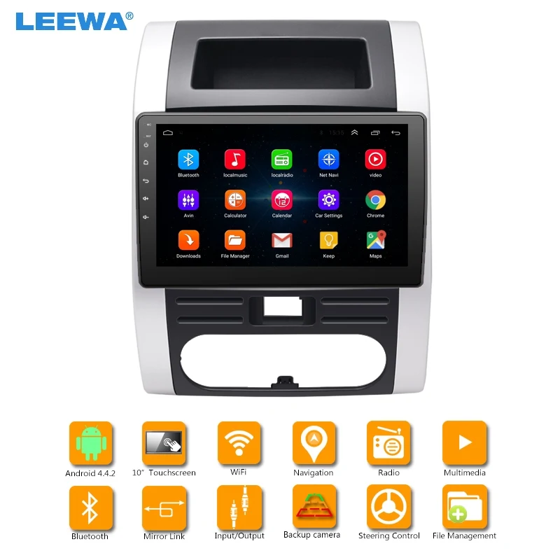 LEEWA 10.2" Bigger HD Screen Android 8.1 Quad Core Car Media Player With GPS Navi Radio For Nissan X-Trail Second generation
LEEWA 10.2" Bigger HD Screen Android 8.1 Quad Core Car Media Player With GPS Navi Radio For Nissan X-Trail Second generation