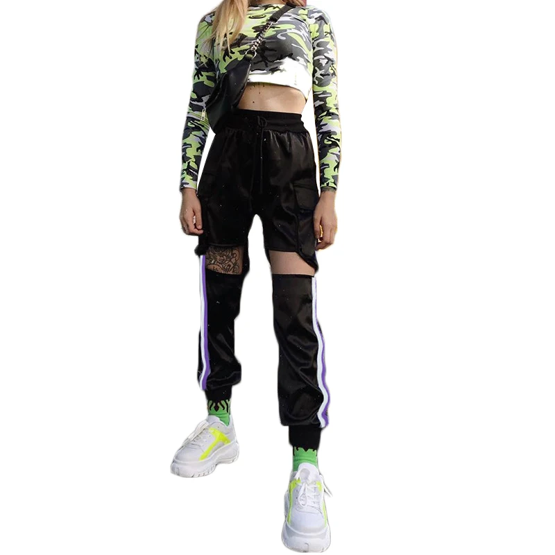 2019 Fashion Sweatpants Joggers Openwork Satin Ribbon Stitching Tooling Casual Pants Female Harem Pants Joggers Women Sweatpants
2019 Fashion Sweatpants Joggers Openwork Satin Ribbon Stitching Tooling Casual Pants Female Harem Pants Joggers Women Sweatpants