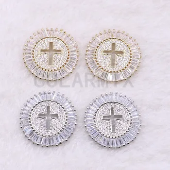 8Pcs Wholesale zircon Round pendant Hollow cross Mix color copper pendant fashion pendant gift for lady 3815
8Pcs Wholesale zircon Round pendant Hollow cross Mix color copper pendant fashion pendant gift for lady 3815