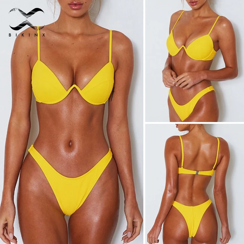 Bikinx Sexy push up bikini 2019 new Push up large size swimsuit female bathers Brazilian micro swimwear women two-piece suit XL
Bikinx Sexy push up bikini 2019 new Push up large size swimsuit female bathers Brazilian micro swimwear women two-piece suit XL
