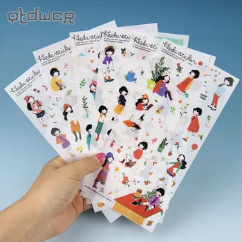6 Sheets Sweet Girls Diary PVC Sticker Cute Kawaii Sticky Notes Planner Stickers for Notebook Diary Office Stationery Decoration
6 Sheets Sweet Girls Diary PVC Sticker Cute Kawaii Sticky Notes Planner Stickers for Notebook Diary Office Stationery Decoration