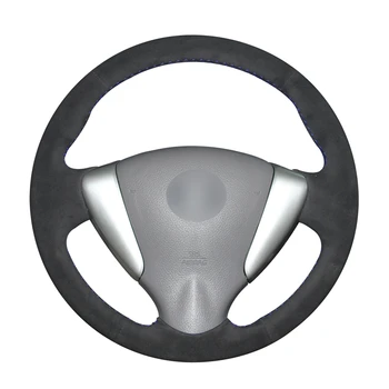 Hand-stitched DIY Black Suede Car Steering Wheel Cover for Nissan Tiida Sylphy 2012-2015 Versa 2015-2019 Versa Note 2014-2018
Hand-stitched DIY Black Suede Car Steering Wheel Cover for Nissan Tiida Sylphy 2012-2015 Versa 2015-2019 Versa Note 2014-2018