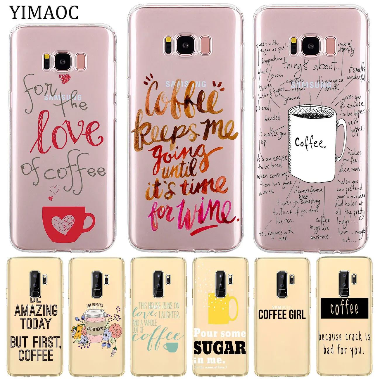 YIMAOC Coffee Wine Brown Magenta Ombr Soft Silicone Phone Shll Case for Samsung Galaxy S10e S10 S9 S8 Note 10 Plus S7 Edge
YIMAOC Coffee Wine Brown Magenta Ombr Soft Silicone Phone Shll Case for Samsung Galaxy S10e S10 S9 S8 Note 10 Plus S7 Edge