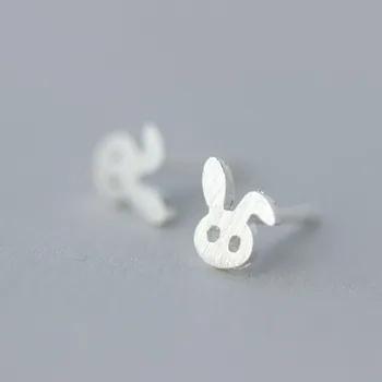925 Sterling Silver Rabbit Stud Earrings For Women Girl Kids Wedding Jewelry Prevent Allergy pendientes boucle d'oreille A063
925 Sterling Silver Rabbit Stud Earrings For Women Girl Kids Wedding Jewelry Prevent Allergy pendientes boucle d'oreille A063