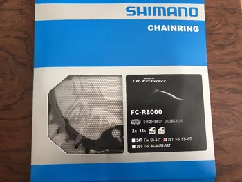 

SHIMANO Ultegra FC-R8000 chainring road bicycle 11s chain ring bike crankset R8000 34T 36T 39T 46T 50T 52T 53T