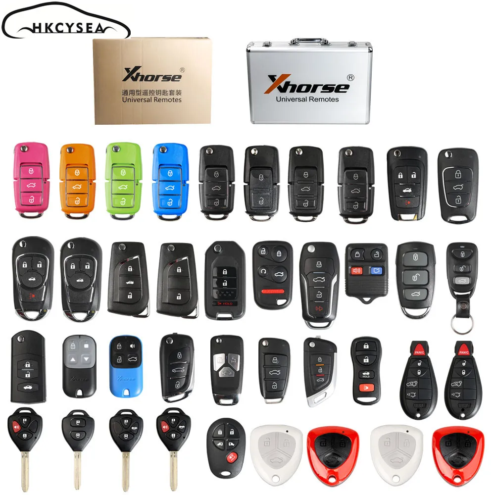 Xhorse Universal Remotes Key Shell English Version One set ( 39 pcs ) Luxury Package Case for VVDI2 or VVDI Mini Key Tool
Xhorse Universal Remotes Key Shell English Version One set ( 39 pcs ) Luxury Package Case for VVDI2 or VVDI Mini Key Tool