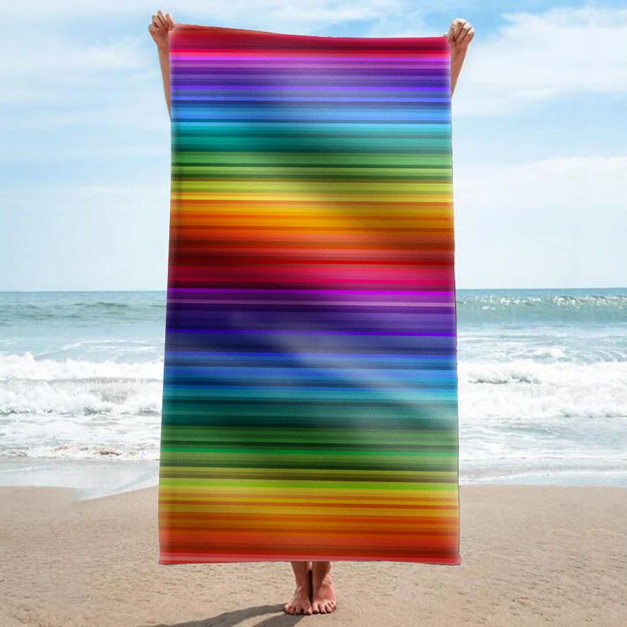 GNORRIS Custom Sand Free Microfiber summer Rainbow strip rectangle Beach Towel - Quick Dry Super Water Absorbent towels
GNORRIS Custom Sand Free Microfiber summer Rainbow strip rectangle Beach Towel - Quick Dry Super Water Absorbent towels