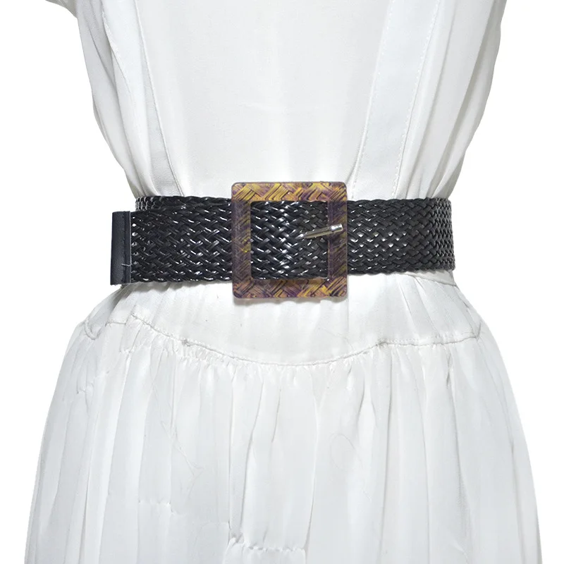 New Vintage Knitted Wax Rope Wooden Bead Waist Rope Women Smooth Buckle Belt Woman Woven Female Hand-Beaded Braided Belt MY49
New Vintage Knitted Wax Rope Wooden Bead Waist Rope Women Smooth Buckle Belt Woman Woven Female Hand-Beaded Braided Belt MY49