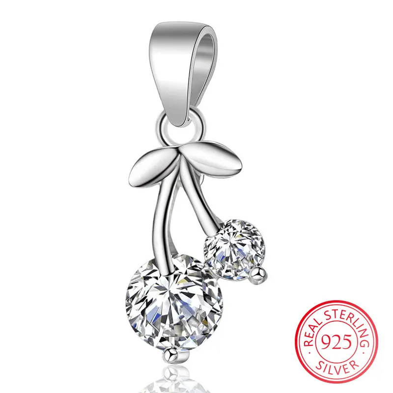 Fine Jewelry 925 Sterling Silver Cherry Pendant for Women Exquisite Zircon Accessories for Necklace Making
Fine Jewelry 925 Sterling Silver Cherry Pendant for Women Exquisite Zircon Accessories for Necklace Making