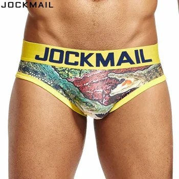 JOCKMAIL Brand Sexy Mens Underwear Briefs calzoncillos hombre slips printed calcinha Cueca Gay Underwear HUNGRY Male Panties
JOCKMAIL Brand Sexy Mens Underwear Briefs calzoncillos hombre slips printed calcinha Cueca Gay Underwear HUNGRY Male Panties