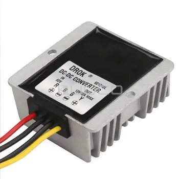 DC Car Buck Converter Adapter Waterproof DC 60V(20V~72V) to 12V 10A 120W Power Supply Module Voltage Regulator Driver Module
DC Car Buck Converter Adapter Waterproof DC 60V(20V~72V) to 12V 10A 120W Power Supply Module Voltage Regulator Driver Module