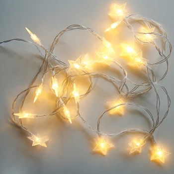 Battery Powered LED Five-pointed star Fairy String Lights 2m/3m/5m/10m/20m Garland For Christmas New Year Wedding Decoration
Battery Powered LED Five-pointed star Fairy String Lights 2m/3m/5m/10m/20m Garland For Christmas New Year Wedding Decoration