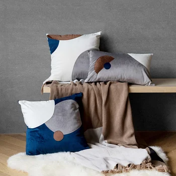 50x30cm/ 45x45cm unique geometric patchwork embroidered cushion cover sofa lumbar pillowcase velvet fabric waist pillow cover
50x30cm/ 45x45cm unique geometric patchwork embroidered cushion cover sofa lumbar pillowcase velvet fabric waist pillow cover