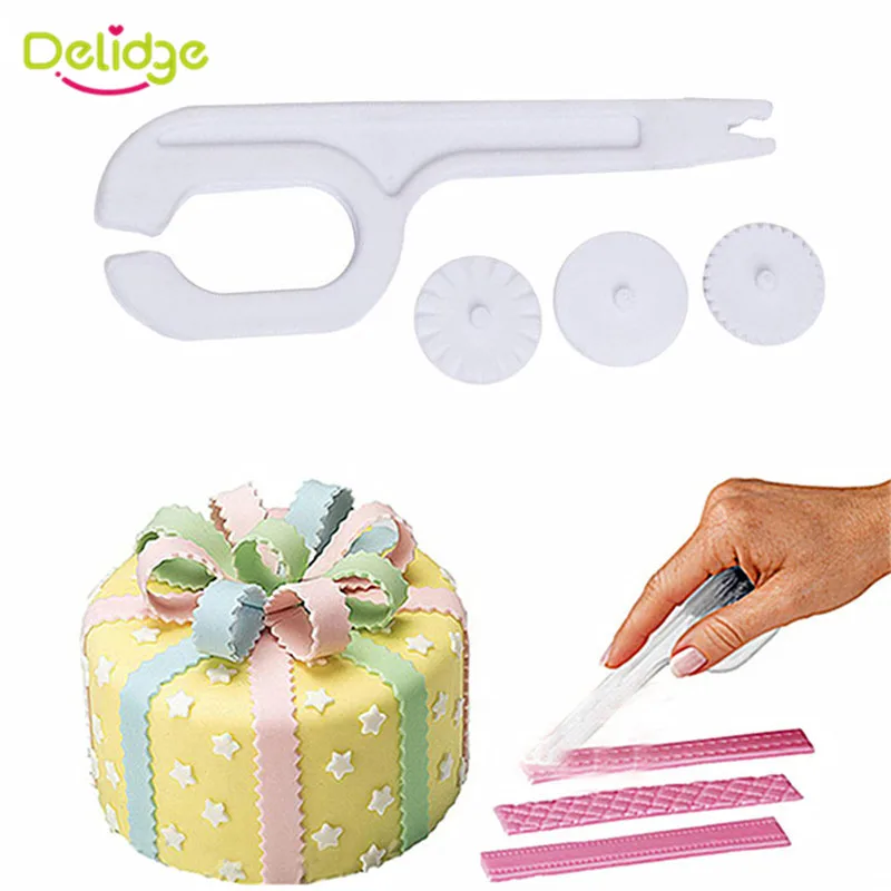 Delidge 3Wheel Fondant Embosser Cutter Cake Decorating Tool Pastry Sugarcraft Round Pad Lace Cutter Knife Baking Mould
Delidge 3Wheel Fondant Embosser Cutter Cake Decorating Tool Pastry Sugarcraft Round Pad Lace Cutter Knife Baking Mould
