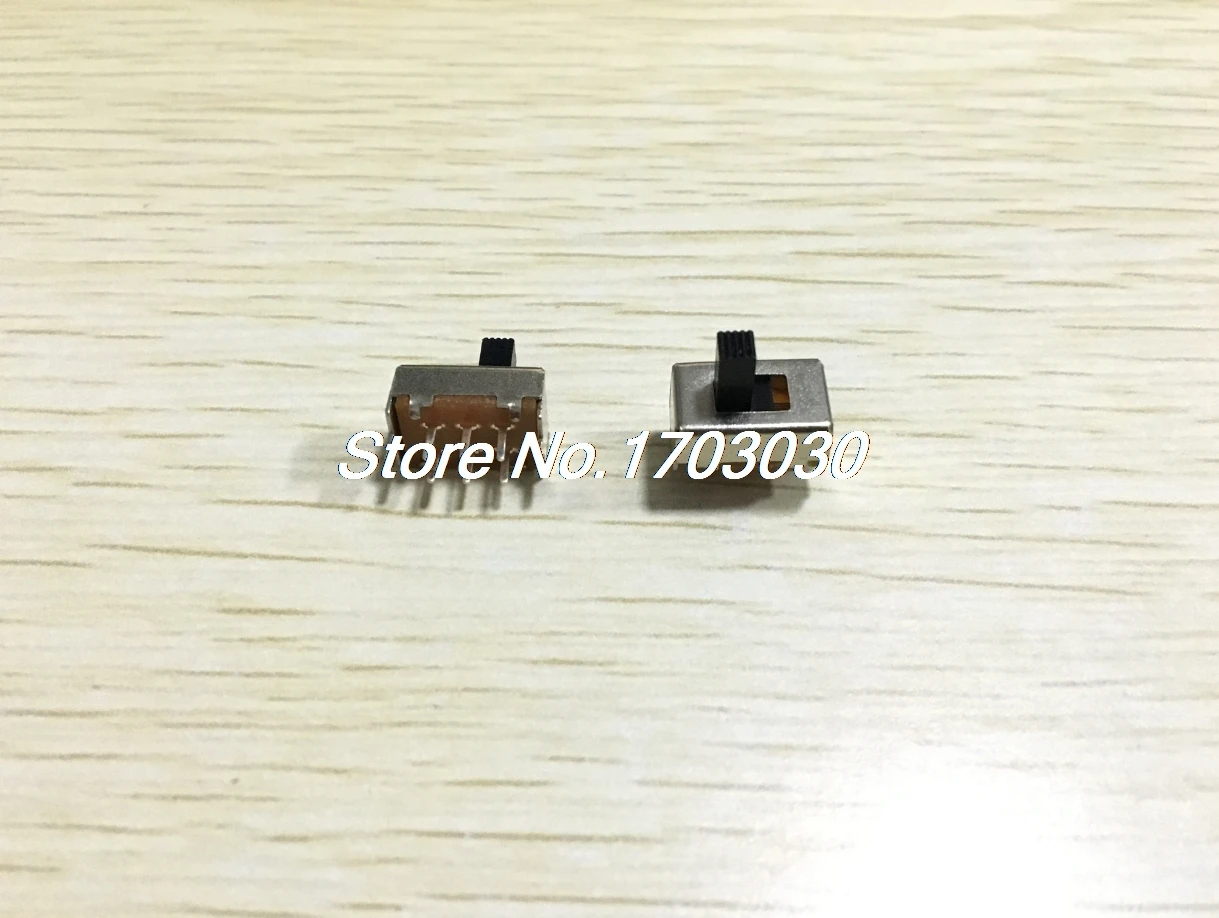 20 Pcs DC 50V 0.5A 2 Position DPDT 2P2T PCB Mount Vertical Slide Switch 6 Pin DIP
20 Pcs DC 50V 0.5A 2 Position DPDT 2P2T PCB Mount Vertical Slide Switch 6 Pin DIP