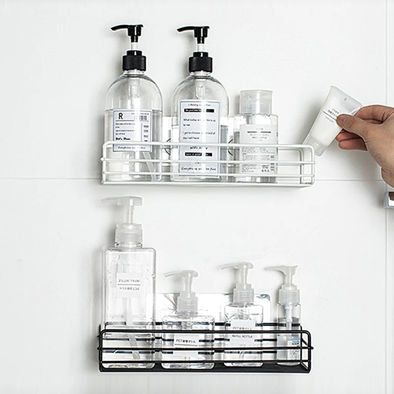 Bathroom Shelf Storage Wall Mounted Durable Shower Caddy Organizer Rack for Kitchen Toilet Shower Dorm with Adhesive Hook
Bathroom Shelf Storage Wall Mounted Durable Shower Caddy Organizer Rack for Kitchen Toilet Shower Dorm with Adhesive Hook