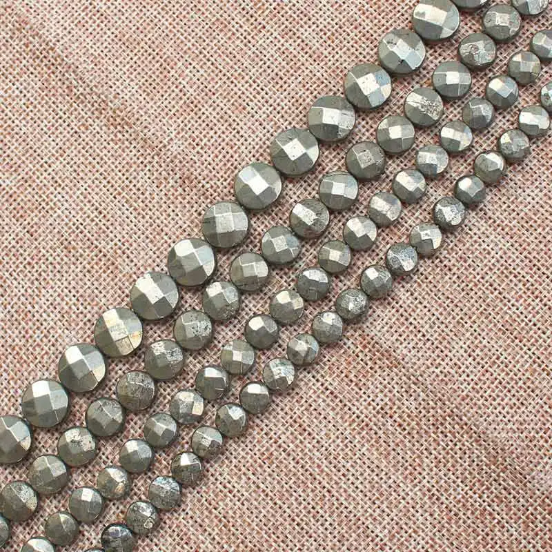 Natural Pyrite Faceted Round Loose Beads 15inch per strand,For DIY Jewelry Making !We provide mixed wholesale for all items!
Natural Pyrite Faceted Round Loose Beads 15inch per strand,For DIY Jewelry Making !We provide mixed wholesale for all items!