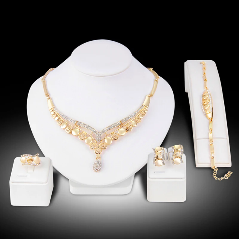African Wedding Jewelry Dubai Gold Color Jewelry Sets Romantic Color Design Jewelry Sets Necklace Drop Shipping
African Wedding Jewelry Dubai Gold Color Jewelry Sets Romantic Color Design Jewelry Sets Necklace Drop Shipping
