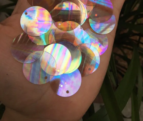 20MM Flat PVC Loose round Sequins Sewing Craft Wedding Decoration Clothes Garment Dress Shoe Caps DIY Accessory
20MM Flat PVC Loose round Sequins Sewing Craft Wedding Decoration Clothes Garment Dress Shoe Caps DIY Accessory