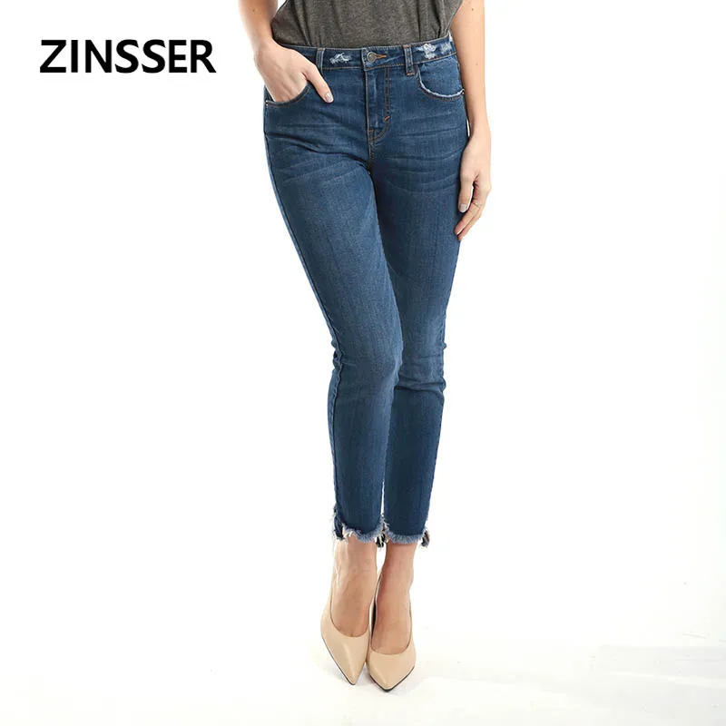 Autumn Winter Women Denim Skinny Pants Stretch Destroyed Medium Waist Washed Blue Black Slim Elastic Ripped Lady Jeans
Autumn Winter Women Denim Skinny Pants Stretch Destroyed Medium Waist Washed Blue Black Slim Elastic Ripped Lady Jeans