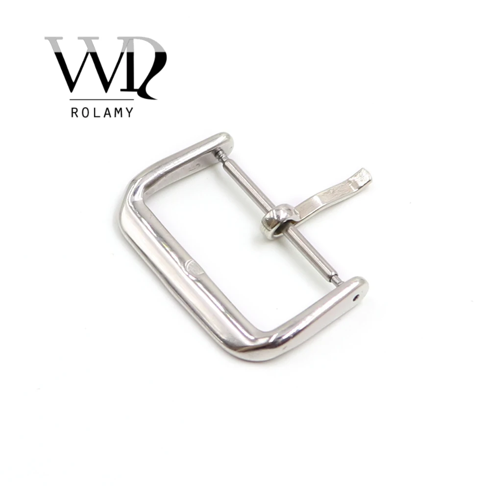 Rolamy 14 16 18 20 22mm Replacement 2mm Tongue Silver Black Rose Gold polished Stainless Steel Pin Buckle For Watchband Strap
Rolamy 14 16 18 20 22mm Replacement 2mm Tongue Silver Black Rose Gold polished Stainless Steel Pin Buckle For Watchband Strap