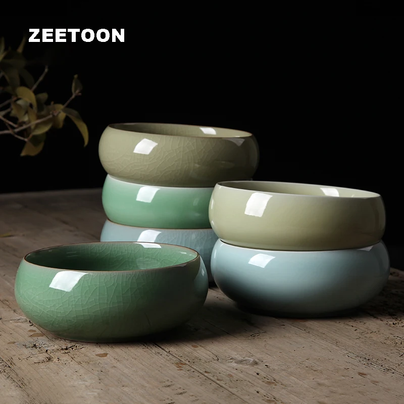 Longquan Celadon Large Tea Wash Water Bowl Tea Cup Cha Xi Kung Fu Tea Set Big Food Plate Flower Pot Fish Bowl Vintage Home Docer
Longquan Celadon Large Tea Wash Water Bowl Tea Cup Cha Xi Kung Fu Tea Set Big Food Plate Flower Pot Fish Bowl Vintage Home Docer
