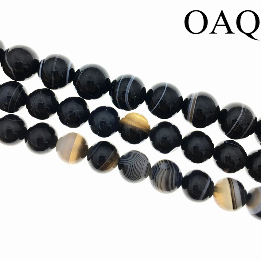6-12mm Natural Black Stripe carnelian beads stone Onyx Gem Round Loose beads jewelry making
6-12mm Natural Black Stripe carnelian beads stone Onyx Gem Round Loose beads jewelry making