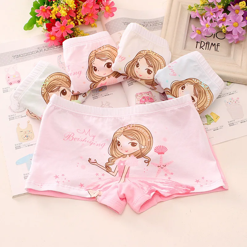 3-9 Years Fashion Baby Girls Soft Cotton Underwear Panties Kids Girls Short Briefs Children Underpants 4pcs/pack
3-9 Years Fashion Baby Girls Soft Cotton Underwear Panties Kids Girls Short Briefs Children Underpants 4pcs/pack
