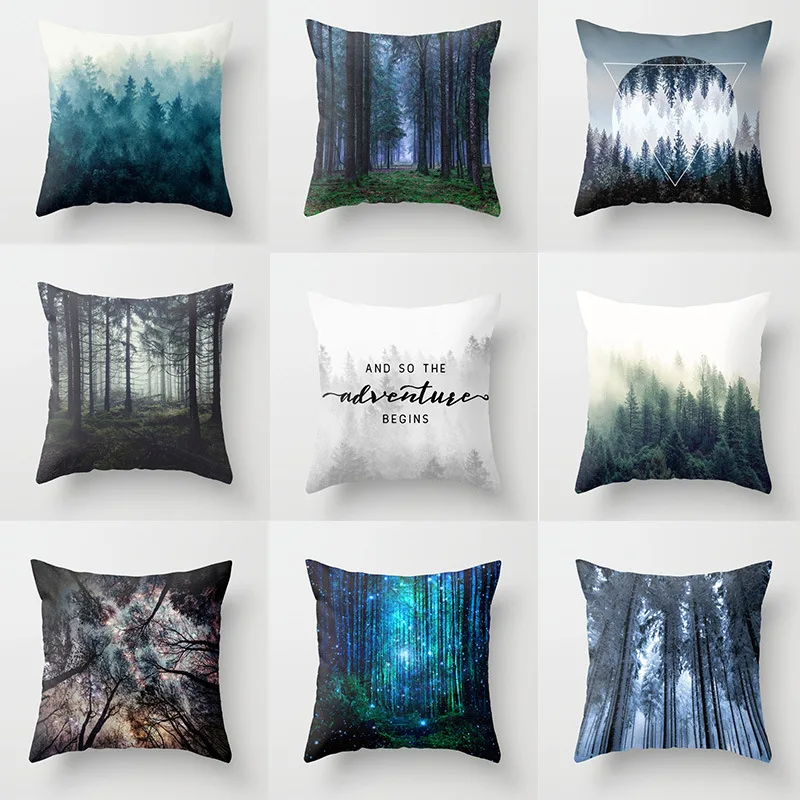 Foggy forest Car Styling Cushion Covers Polyester Interior Decoration Home Sofa Seat Decorative
Foggy forest Car Styling Cushion Covers Polyester Interior Decoration Home Sofa Seat Decorative