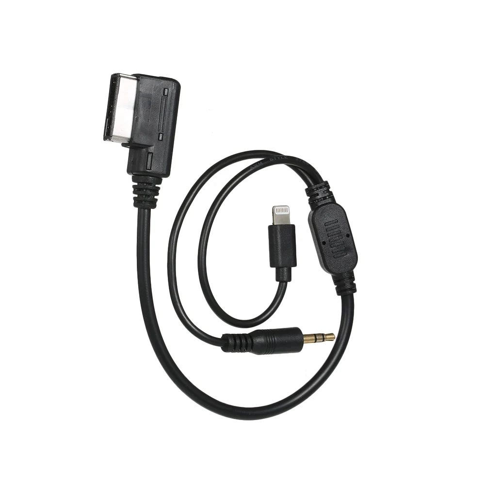 3.5mm AUX interface Adapter with line Fit For Audi BMW VW MDI AMI MMI iPad iPhone 5 6S
3.5mm AUX interface Adapter with line Fit For Audi BMW VW MDI AMI MMI iPad iPhone 5 6S