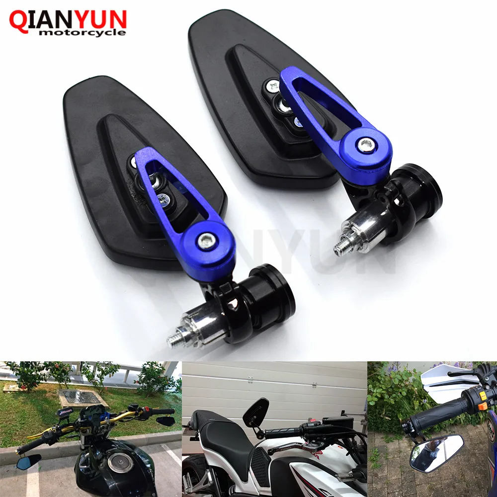 Motorcycle 7/8" 22mm handlebar end side rearview mirror For suzuki sv650 bandit 400 ducati monster 696 821 scrambler
Motorcycle 7/8" 22mm handlebar end side rearview mirror For suzuki sv650 bandit 400 ducati monster 696 821 scrambler