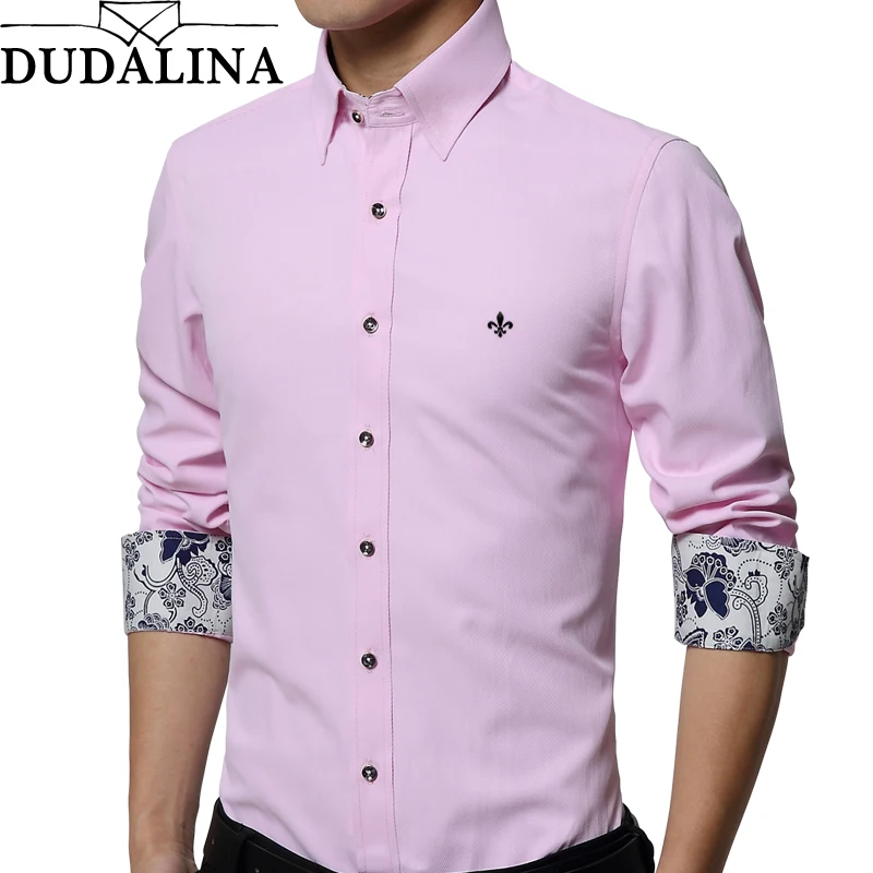 DUDALINA 2019 New Men Clothes Slim Fit Men Long Sleeve Shirt Collar Printing Casual Men Social Shirt Plus Size E51583
DUDALINA 2019 New Men Clothes Slim Fit Men Long Sleeve Shirt Collar Printing Casual Men Social Shirt Plus Size E51583
