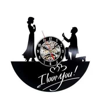 Vinyl Wall Clock Modern Design I Love You Theme for Wedding Commemorate Clocks Hanging Wall Watch Home Decor Silent
Vinyl Wall Clock Modern Design I Love You Theme for Wedding Commemorate Clocks Hanging Wall Watch Home Decor Silent