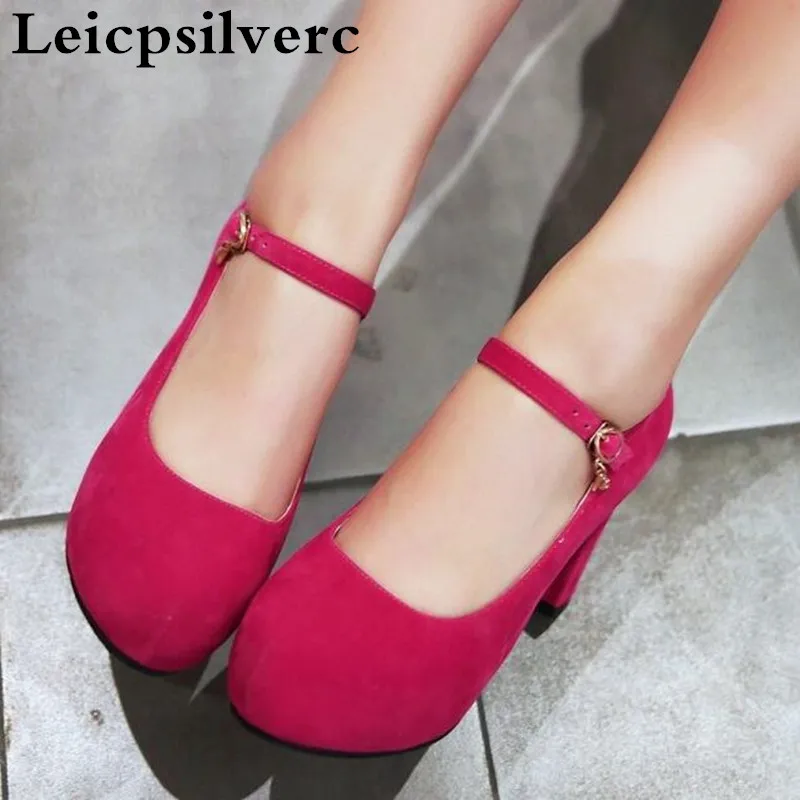 New four seasons single shoes rough table suede wedding shoes simple and comfortable temperament high heeled women shoes
New four seasons single shoes rough table suede wedding shoes simple and comfortable temperament high heeled women shoes