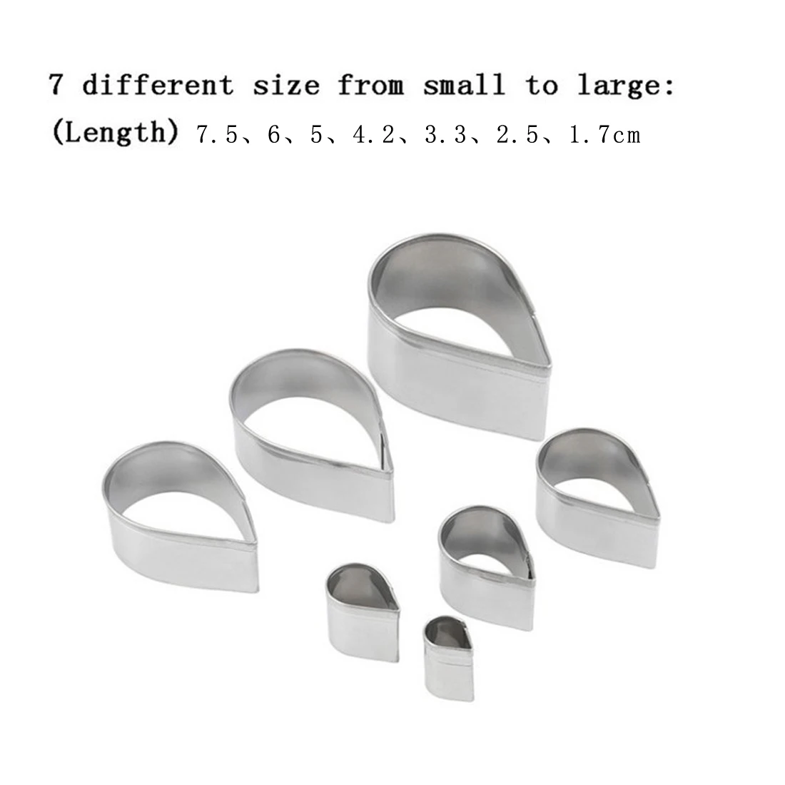 Top 7pcs Kitchen Baking Tool Fondant Party Wedding Decor Water Droplet/Rose Petal Cookie Cake Cutters Biscuit Pastry
Top 7pcs Kitchen Baking Tool Fondant Party Wedding Decor Water Droplet/Rose Petal Cookie Cake Cutters Biscuit Pastry
