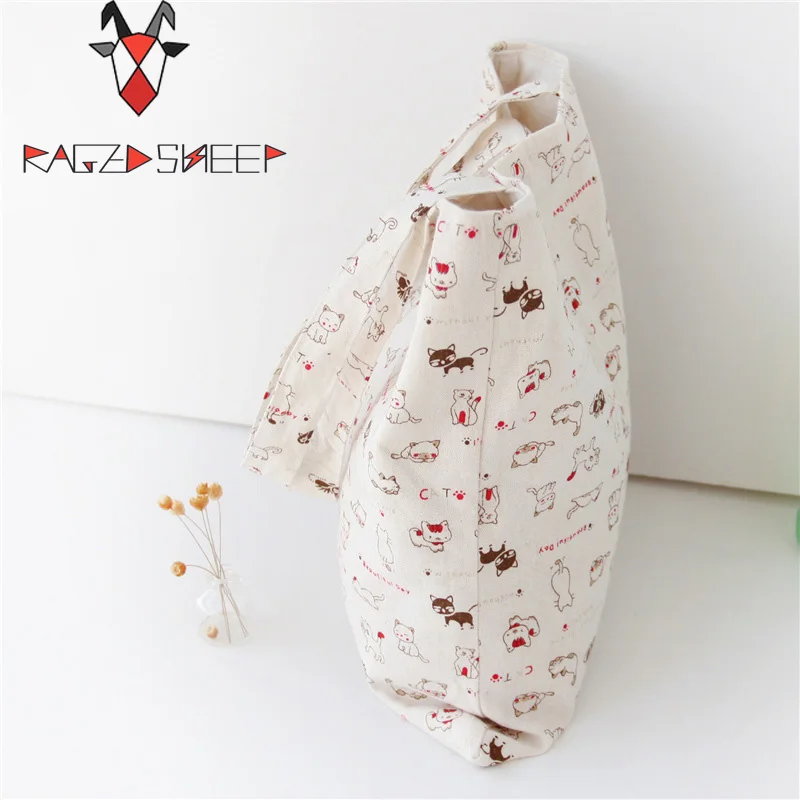 Raged Sheep Fashion Tote Shopping Bag Cotton Grocery Bags Folding Cute Cat Print Shopping Cart Eco Grab Bag
Raged Sheep Fashion Tote Shopping Bag Cotton Grocery Bags Folding Cute Cat Print Shopping Cart Eco Grab Bag
