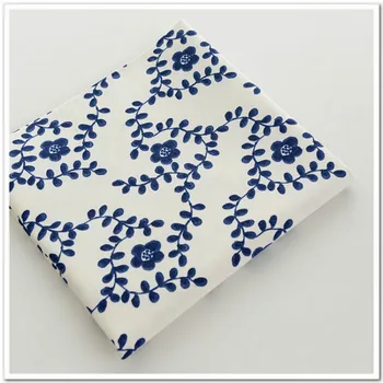 Printed Blue Floral Cotton Linen Fabric by meter for DIY Sewing Upholstery curtain home decor cotton fabric
Printed Blue Floral Cotton Linen Fabric by meter for DIY Sewing Upholstery curtain home decor cotton fabric
