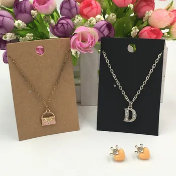 50pcs Kraft Jewelry Cards Necklace&Earring Cards Packing Card Accessories Display Card Pendant Favor Tags
50pcs Kraft Jewelry Cards Necklace&Earring Cards Packing Card Accessories Display Card Pendant Favor Tags