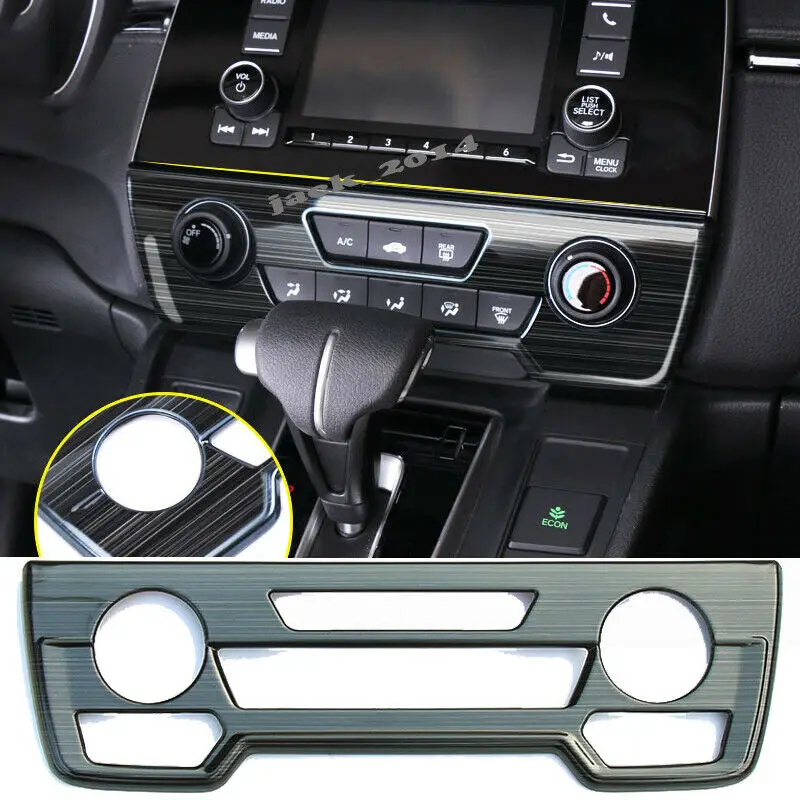 Black titanium Control Air Conditioning Panel Trim for Honda CRV CR-V 2017 2018 2019
Black titanium Control Air Conditioning Panel Trim for Honda CRV CR-V 2017 2018 2019