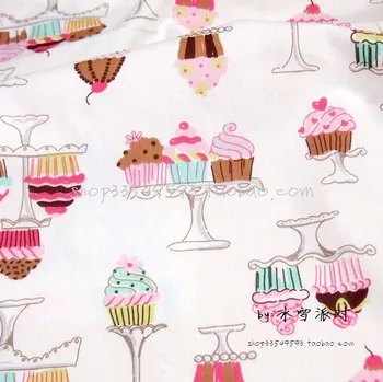 100*148cm Cartoon black cupcake cake Cotton Fabric For Sewing Quarter Quilting Patchwork Doll Kids Patchwork
100*148cm Cartoon black cupcake cake Cotton Fabric For Sewing Quarter Quilting Patchwork Doll Kids Patchwork