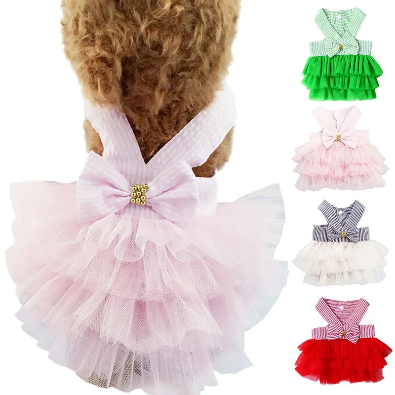 Pet Dress Spring And Summer Striped Sling Skirt Costume for Dog Girls Dress Decorating Pink Blue Red Green XS-XXL
Pet Dress Spring And Summer Striped Sling Skirt Costume for Dog Girls Dress Decorating Pink Blue Red Green XS-XXL