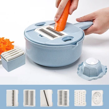Multifunction Vegetable Fruit Slicer Wheat Straw Manual Cutter Fruit Cutter Potato Peeler Carrot Cheese Grater Slicer Strainer
Multifunction Vegetable Fruit Slicer Wheat Straw Manual Cutter Fruit Cutter Potato Peeler Carrot Cheese Grater Slicer Strainer