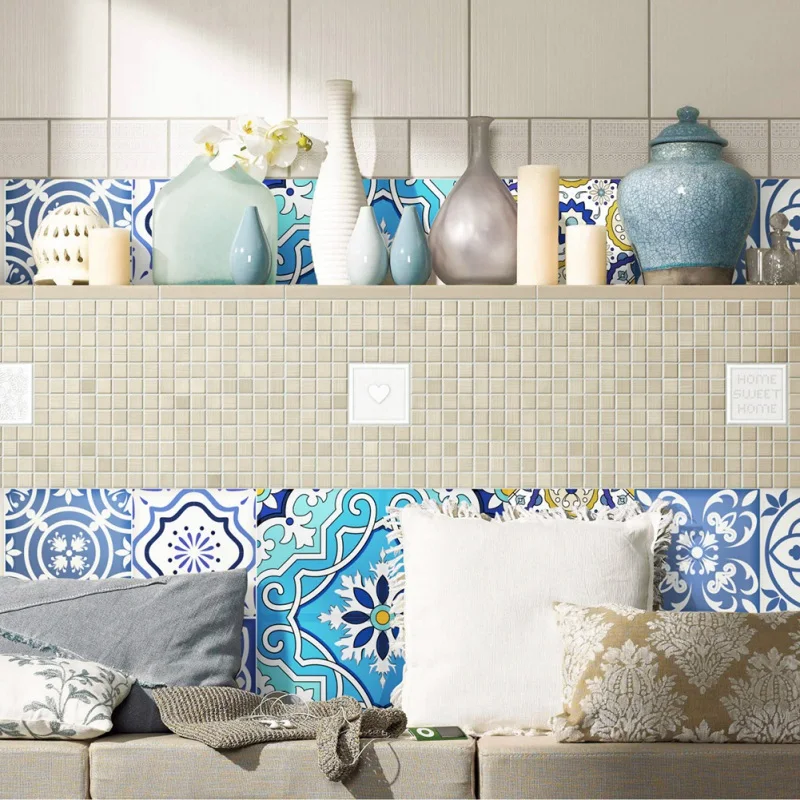 20Pcs/Pack DIY Mosaic Tiles 3D Wall Stickers Waist Line Wall Sticker Kitchen Adhesive Bathroom Toilet Waterproof PVC Wallpaper
20Pcs/Pack DIY Mosaic Tiles 3D Wall Stickers Waist Line Wall Sticker Kitchen Adhesive Bathroom Toilet Waterproof PVC Wallpaper