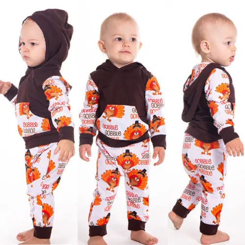 New Fashion Toddler Thanksgiving Clothes Set Baby Girl Boy Long Sleeve Hooded Top Legging Long Pant Thanksgiving Children Outfit
New Fashion Toddler Thanksgiving Clothes Set Baby Girl Boy Long Sleeve Hooded Top Legging Long Pant Thanksgiving Children Outfit