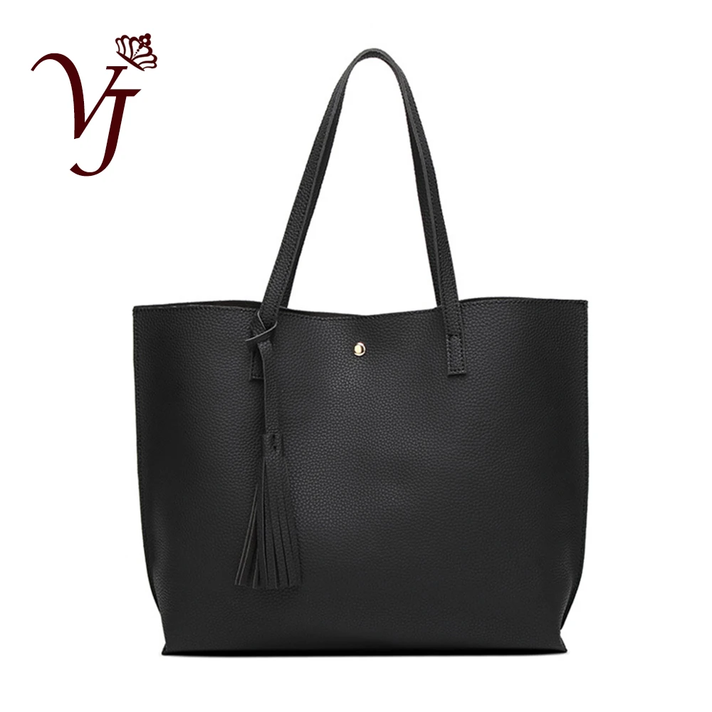 Practical Brief Style Women Leather casual tote bag with tassel pendant female big top-handle bags lady shoulder handbags Bolsas
Practical Brief Style Women Leather casual tote bag with tassel pendant female big top-handle bags lady shoulder handbags Bolsas