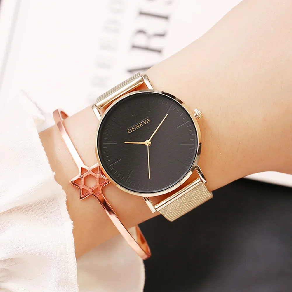 Women Bracelet Watch Top Brand Luxury Gold Stainless Steel Mesh Quartz Wristwatches Fashion Simple ladies Watch relogio feminino
Women Bracelet Watch Top Brand Luxury Gold Stainless Steel Mesh Quartz Wristwatches Fashion Simple ladies Watch relogio feminino